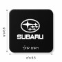 מגנט למקרר בעיצוב אישי עם השם שלך בעיצוב סובארו גודל המגנט 6.5 × 6.5 ס"מ
