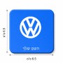 מגנט למקרר בעיצוב אישי עם השם שלך בעיצוב פולקסווגן גודל המגנט 6.5 × 6.5 ס"מ