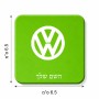 מגנט למקרר בעיצוב אישי עם השם שלך בעיצוב פולקסווגן גודל המגנט 6.5 × 6.5 ס"מ