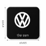 מגנט למקרר בעיצוב אישי עם השם שלך בעיצוב פולקסווגן גודל המגנט 6.5 × 6.5 ס"מ