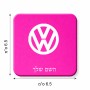 מגנט למקרר בעיצוב אישי עם השם שלך בעיצוב פולקסווגן גודל המגנט 6.5 × 6.5 ס"מ