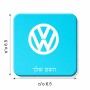 מגנט למקרר בעיצוב אישי עם השם שלך בעיצוב פולקסווגן גודל המגנט 6.5 × 6.5 ס"מ