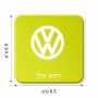 מגנט למקרר בעיצוב אישי עם השם שלך בעיצוב פולקסווגן גודל המגנט 6.5 × 6.5 ס"מ