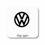 מגנט למקרר בעיצוב אישי עם השם שלך בעיצוב פולקסווגן גודל המגנט 6.5 × 6.5 ס"מ