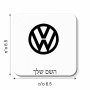 מגנט למקרר בעיצוב אישי עם השם שלך בעיצוב פולקסווגן גודל המגנט 6.5 × 6.5 ס"מ