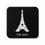 מגנט למקרר בעיצוב אישי עם השם שלך בעיצוב מגדל אייפל גודל המגנט 6.5 × 6.5 ס"מ
