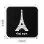 מגנט למקרר בעיצוב אישי עם השם שלך בעיצוב מגדל אייפל גודל המגנט 6.5 × 6.5 ס"מ