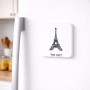 מגנט למקרר בעיצוב אישי עם השם שלך בעיצוב מגדל אייפל גודל המגנט 6.5 × 6.5 ס"מ