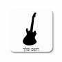 מגנט למקרר בעיצוב אישי עם השם שלך בעיצוב גיטרה גודל המגנט 6.5 × 6.5 ס"מ