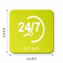 מגנט למקרר בעיצוב אישי עם השם שלך בעיצוב 24 ביולי גודל המגנט 6.5 × 6.5 ס"מ