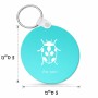 מחזיק מפתחות בצורת עיגול בעיצוב אישי עם השם שלך בעיצוב פרת משה רבנו גודל המחזיק 5 × 5 ס"מ