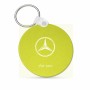 מחזיק מפתחות בצורת עיגול בעיצוב אישי עם השם שלך בעיצוב מרצדס-בנץ גודל המחזיק 5 × 5 ס"מ