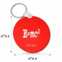 מחזיק מפתחות בצורת עיגול בעיצוב אישי עם השם שלך בעיצוב נוסחת אלברט איינשטיין גודל המחזיק 5 × 5 ס"מ
