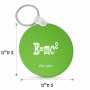 מחזיק מפתחות בצורת עיגול בעיצוב אישי עם השם שלך בעיצוב נוסחת אלברט איינשטיין גודל המחזיק 5 × 5 ס"מ