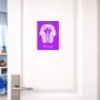 שלט אלומיניום קטן לחדר בעיצוב אישי עם השם שלך בעיצוב פרעה - תות ענח' אמון מצרי גודל השלט 15 × 20 ס"מ.