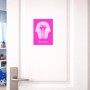 שלט אלומיניום קטן לחדר בעיצוב אישי עם השם שלך בעיצוב פרעה - תות ענח' אמון מצרי גודל השלט 15 × 20 ס"מ.