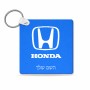 מחזיק מפתחות בצורת ריבוע בעיצוב אישי עם השם שלך בעיצוב הונדה 2 גודל המחזיק 5 × 5 ס"מ