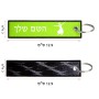 תווית סימון תיקים \ צרור מפתחות בעיצוב אישי עם השם שלך בעיצוב בלרינה גודל התווית 12.9 × 3 ס"מ