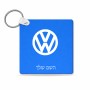 מחזיק מפתחות בצורת ריבוע בעיצוב אישי עם השם שלך בעיצוב פולקסווגן גודל המחזיק 5 × 5 ס"מ
