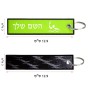 תווית סימון תיקים \ צרור מפתחות בעיצוב אישי עם השם שלך בעיצוב כדור מים אולימפי גודל התווית 12.9 × 3 ס"מ