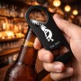 פותחן בקבוקים בעיצוב אישי עם השם שלך בעיצוב קוקופלי גודל הפותחן 3.2 × 8.7 ס"מ