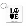 מחזיק מפתחות בצורת ריבוע בעיצוב אישי עם השם שלך בעיצוב אהבה גודל המחזיק 5 × 5 ס"מ