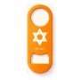 פותחן בקבוקים בעיצוב אישי עם השם שלך בעיצוב מגן דוד - מגן דוד - ישראל גודל הפותחן 3.2 × 8.7 ס"מ