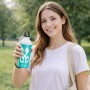 בקבוק מים ספורטיבי 500 מ"ל בעיצוב אישי עם השם שלך בעיצוב מפתחות גודל 19 × 7 ס"מ