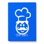 פאזל 80 חלקים בעיצוב אישי עם השם שלך בעיצוב שף מידות הארנק 14 × 20 ס"מ