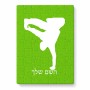 פאזל 80 חלקים בעיצוב אישי עם השם שלך בעיצוב ברייקדאנס מידות הארנק 14 × 20 ס"מ