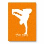 פאזל 80 חלקים בעיצוב אישי עם השם שלך בעיצוב ברייקדאנס מידות הארנק 14 × 20 ס"מ