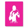 פאזל 80 חלקים בעיצוב אישי עם השם שלך בעיצוב אגרוף מידות הארנק 14 × 20 ס"מ
