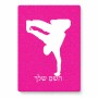 פאזל 80 חלקים בעיצוב אישי עם השם שלך בעיצוב ברייקדאנס מידות הארנק 14 × 20 ס"מ