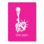 פאזל 80 חלקים בעיצוב אישי עם השם שלך בעיצוב פסל החירות מידות הארנק 14 × 20 ס"מ
