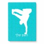 פאזל 80 חלקים בעיצוב אישי עם השם שלך בעיצוב ברייקדאנס מידות הארנק 14 × 20 ס"מ
