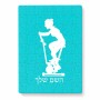 פאזל 80 חלקים בעיצוב אישי עם השם שלך בעיצוב אימון ספינינג - אישה מידות הארנק 14 × 20 ס"מ