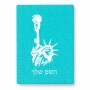 פאזל 80 חלקים בעיצוב אישי עם השם שלך בעיצוב פסל החירות מידות הארנק 14 × 20 ס"מ
