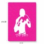 פאזל 80 חלקים בעיצוב אישי עם השם שלך בעיצוב אגרוף מידות הארנק 14 × 20 ס"מ