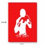 פאזל 80 חלקים בעיצוב אישי עם השם שלך בעיצוב אגרוף מידות הארנק 14 × 20 ס"מ