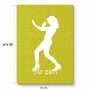 פאזל 80 חלקים בעיצוב אישי עם השם שלך בעיצוב אישה מגוננת מידות הארנק 14 × 20 ס"מ