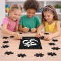 פאזל 80 חלקים בעיצוב אישי עם השם שלך בעיצוב סמל אום מידות הארנק 14 × 20 ס"מ