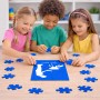פאזל 80 חלקים בעיצוב אישי עם השם שלך בעיצוב גריל ברביקיו מידות הארנק 14 × 20 ס"מ