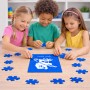 פאזל 80 חלקים בעיצוב אישי עם השם שלך בעיצוב עגלת תינוק מידות הארנק 14 × 20 ס"מ