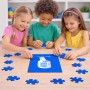 פאזל 80 חלקים בעיצוב אישי עם השם שלך בעיצוב מיקרופון מידות הארנק 14 × 20 ס"מ