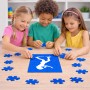 פאזל 80 חלקים בעיצוב אישי עם השם שלך בעיצוב אישה מגוננת מידות הארנק 14 × 20 ס"מ