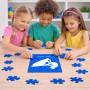 פאזל 80 חלקים בעיצוב אישי עם השם שלך בעיצוב אופנוע ים מידות הארנק 14 × 20 ס"מ