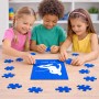 פאזל 80 חלקים בעיצוב אישי עם השם שלך בעיצוב סקי מידות הארנק 14 × 20 ס"מ