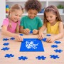 פאזל 80 חלקים בעיצוב אישי עם השם שלך בעיצוב אריה מידות הארנק 14 × 20 ס"מ