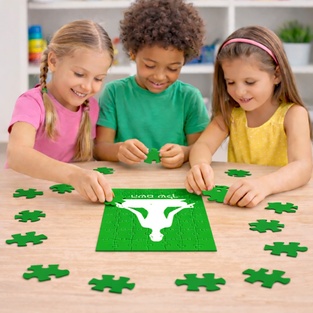 פאזל 80 חלקים בעיצוב אישי עם השם שלך בעיצוב אימון יוגה מידות הארנק 14 × 20 ס"מ