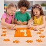 פאזל 80 חלקים בעיצוב אישי עם השם שלך בעיצוב פסל החירות מידות הארנק 14 × 20 ס"מ
